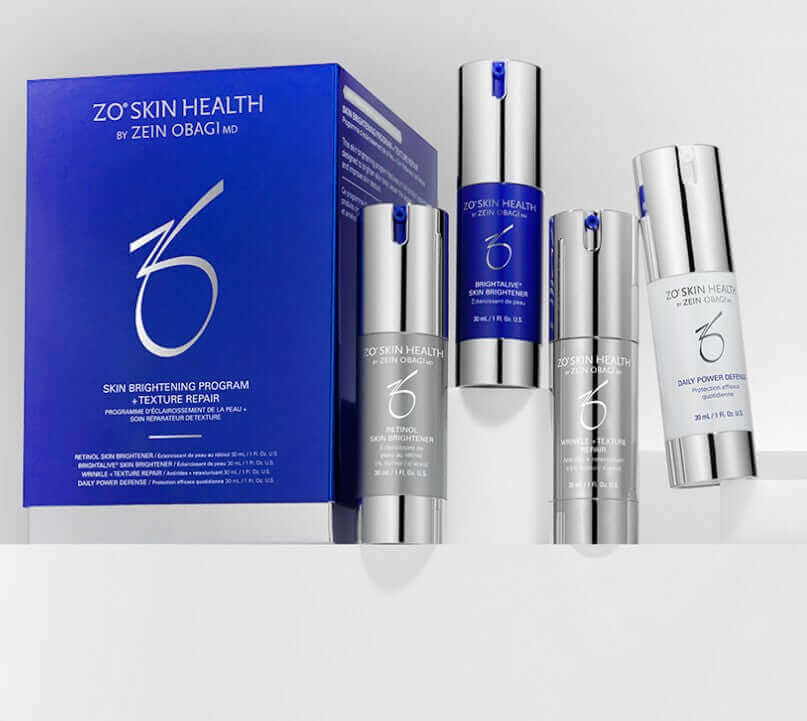 ZO Skin Health medical-grade skincare Canada products for skin brightening and texture repair.