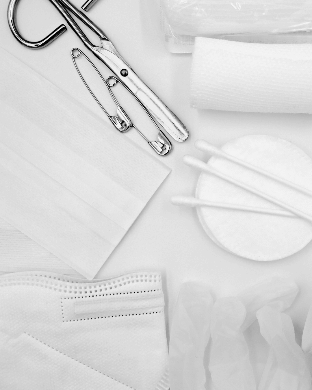Skincare before and after procedures: essential tools and materials for prep and recovery.