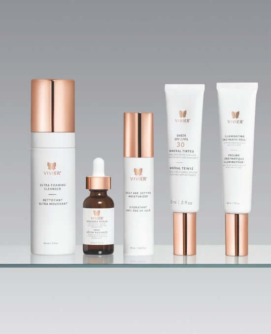 Vivier pharmaceutical-grade Canadian skincare collection