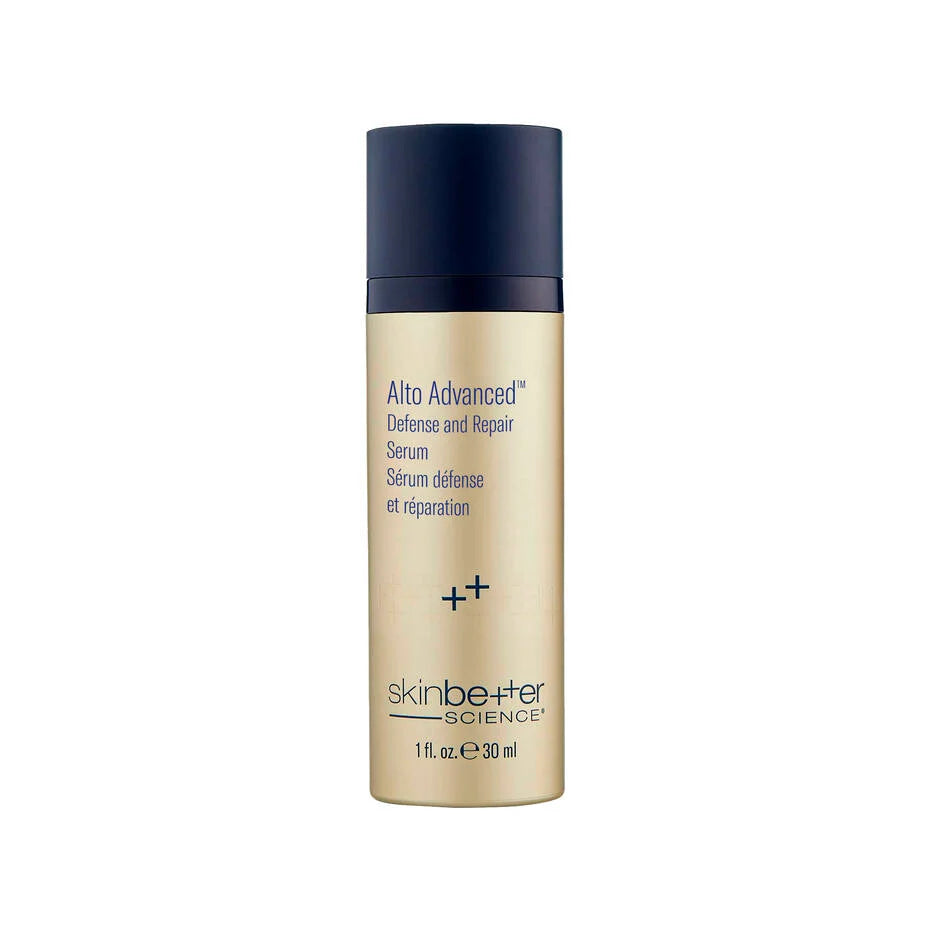 Skinbetter Science Alto Advanced Defense and Repair Serum bottle for redness, uneven tone, dullness, and fine lines