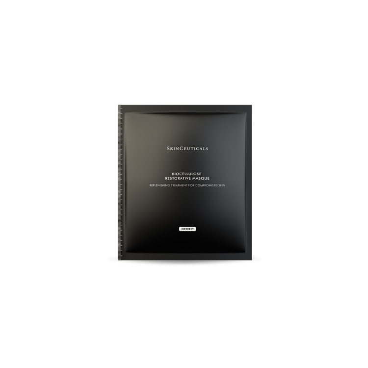 SkinCeuticals Biocellulose Restorative Masque single sheet mask packet — sterilized biocellulose mask for sensitive and post-procedure skin