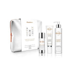 Alumier Clarifying Collection kit with labeled bottles and tubes for acne prone normal to oily skin targeting oil control and congestion