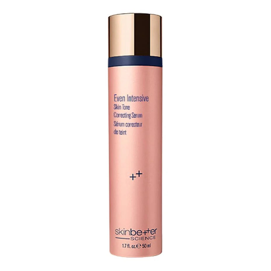 Skinbetter Science Even Intensive Skin Tone Correcting Serum bottle for dark spots redness and uneven tone