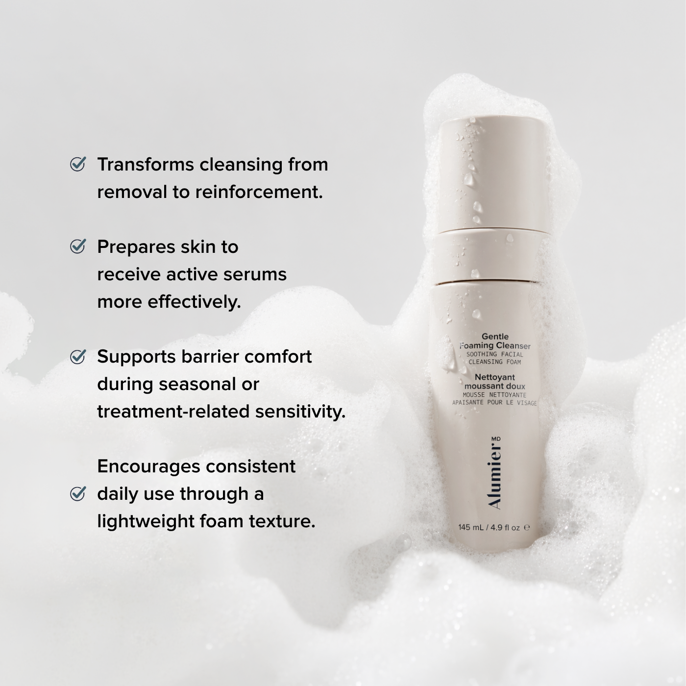 AlumierMD Gentle Foaming Cleanser benefits