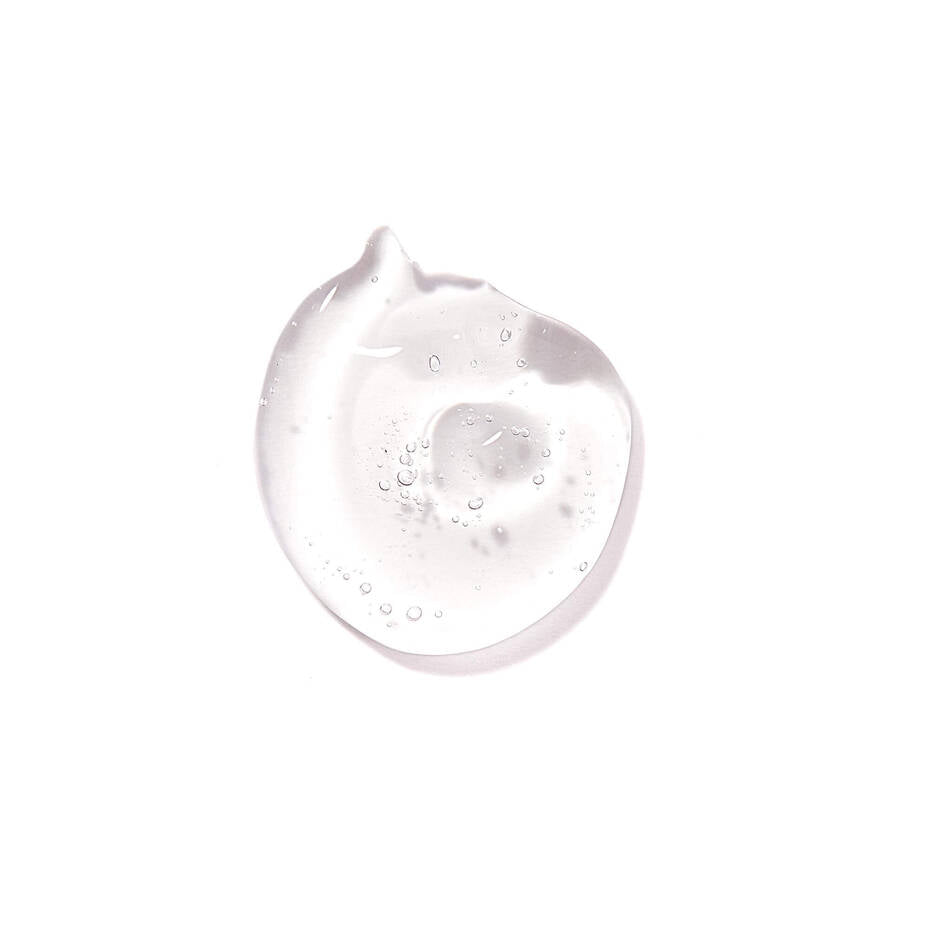 Clear gel texture of Skinbetter Science Instant Effect Gel EYE for reducing puffiness and hydrating eyes.