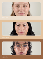 ZO Sheer Fluid Tint SPF 45 shade comparison Fair-Light Light-Medium Medium-Tan