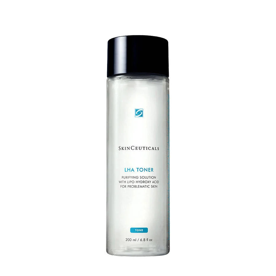 SkinCeuticals LHA Toner 200ml bottle — glycolic acid toner with lipo-hydroxy acid and salicylic acid for oily and combination skin
