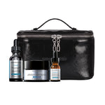 SkinCeuticals Advanced Glass Skin Set with P-TIOX Serum, P-TIOX Anti-Wrinkle Cream, Phloretin CF and Retro Vanity Case