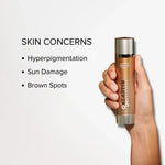 Alastin A-LUMINATE Brightening Serum for hyperpigmentation, sun damage, and brown spots in hand