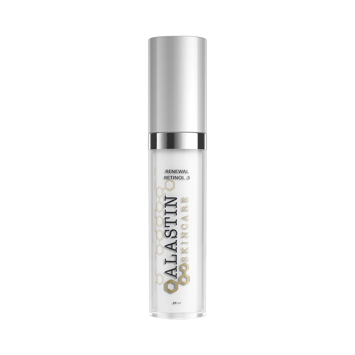 Alastin Renewal Retinol 0.5 bottle labeled gentle medical-grade retinol serum for smoothing texture and refining tone