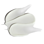 Alastin Ultra Light Moisturizer creamy texture shown in three smooth swatches on a white background.