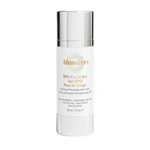 Alumier BPO Facial Gel tube labeled benzoyl peroxide acne treatment for active breakouts