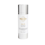 Alumier Calm-R lightweight serum bottle with dropper labeled for redness relief and sensitive skin
