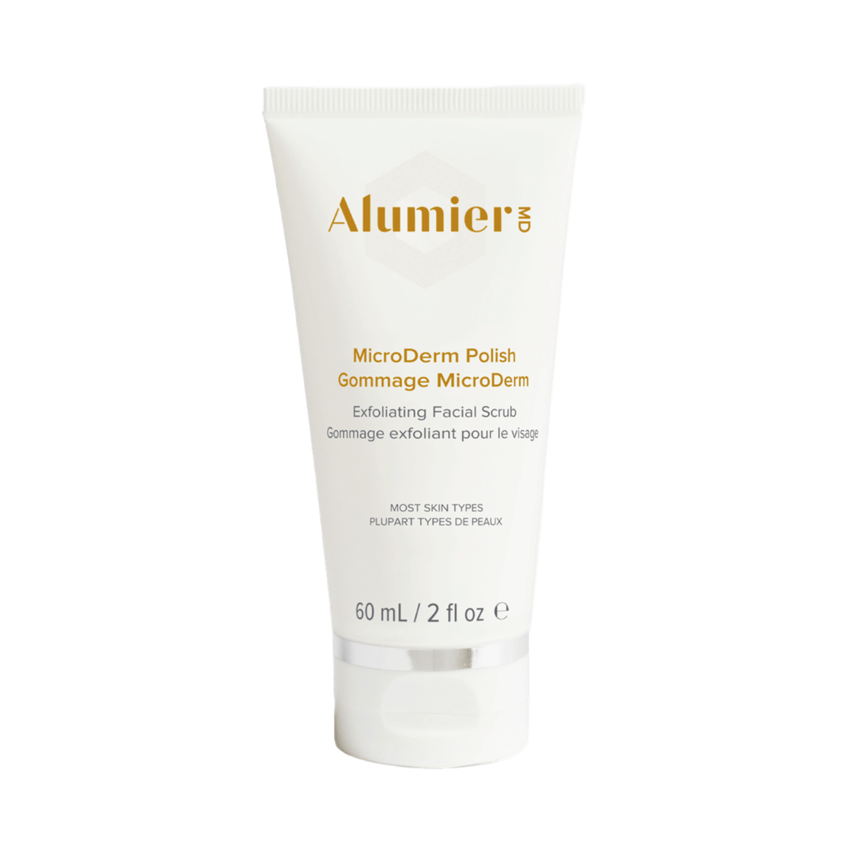 Alumier MicroDerm Polish packaging showing product label and exfoliant designation