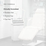 Clinically formulated A.G.E. Interrupter Advanced cream benefits highlighted in skincare treatment room.