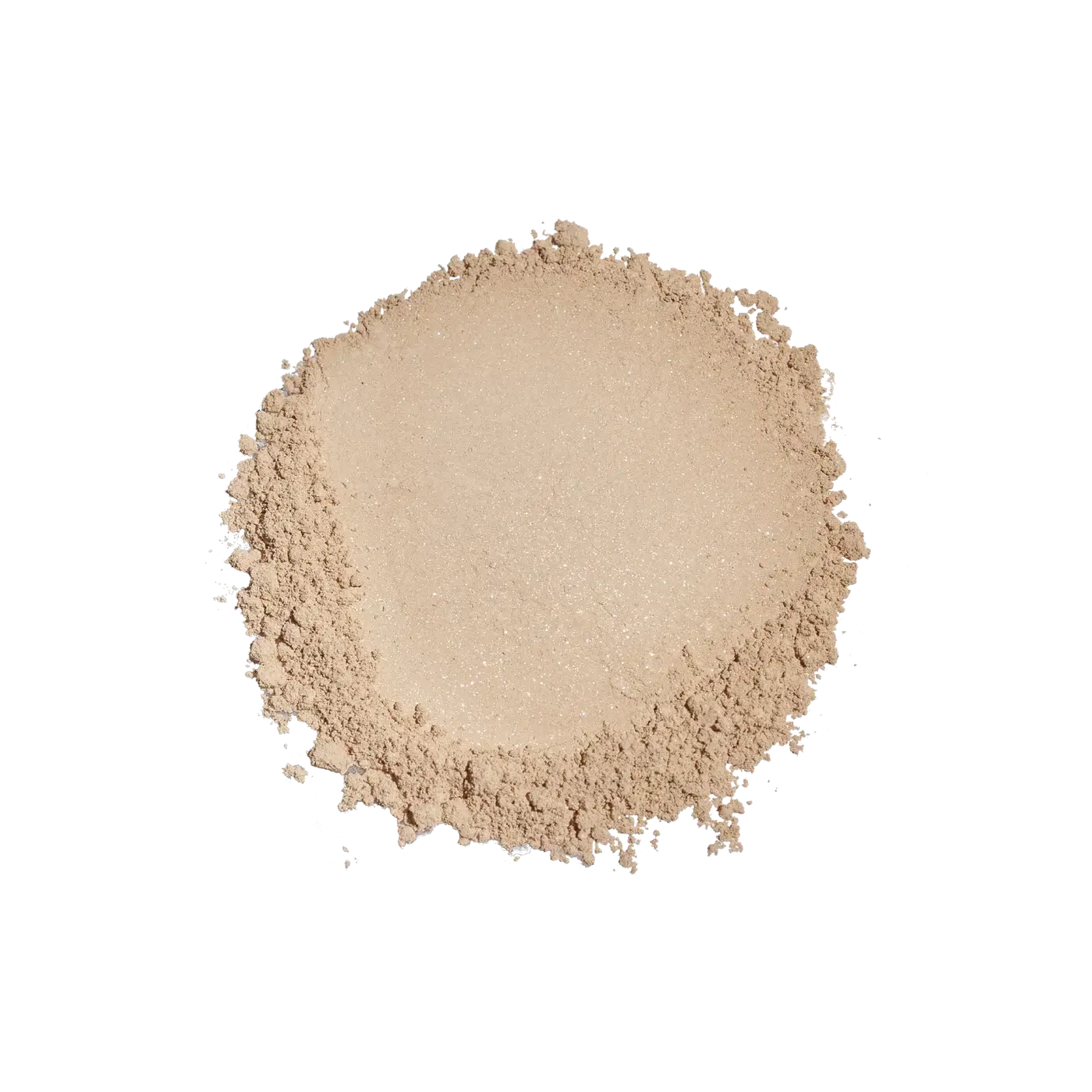 Colorescience Sunforgettable Total Protection Brush-On Shield Glow SPF 50 mineral sunscreen powder in a circular pile.