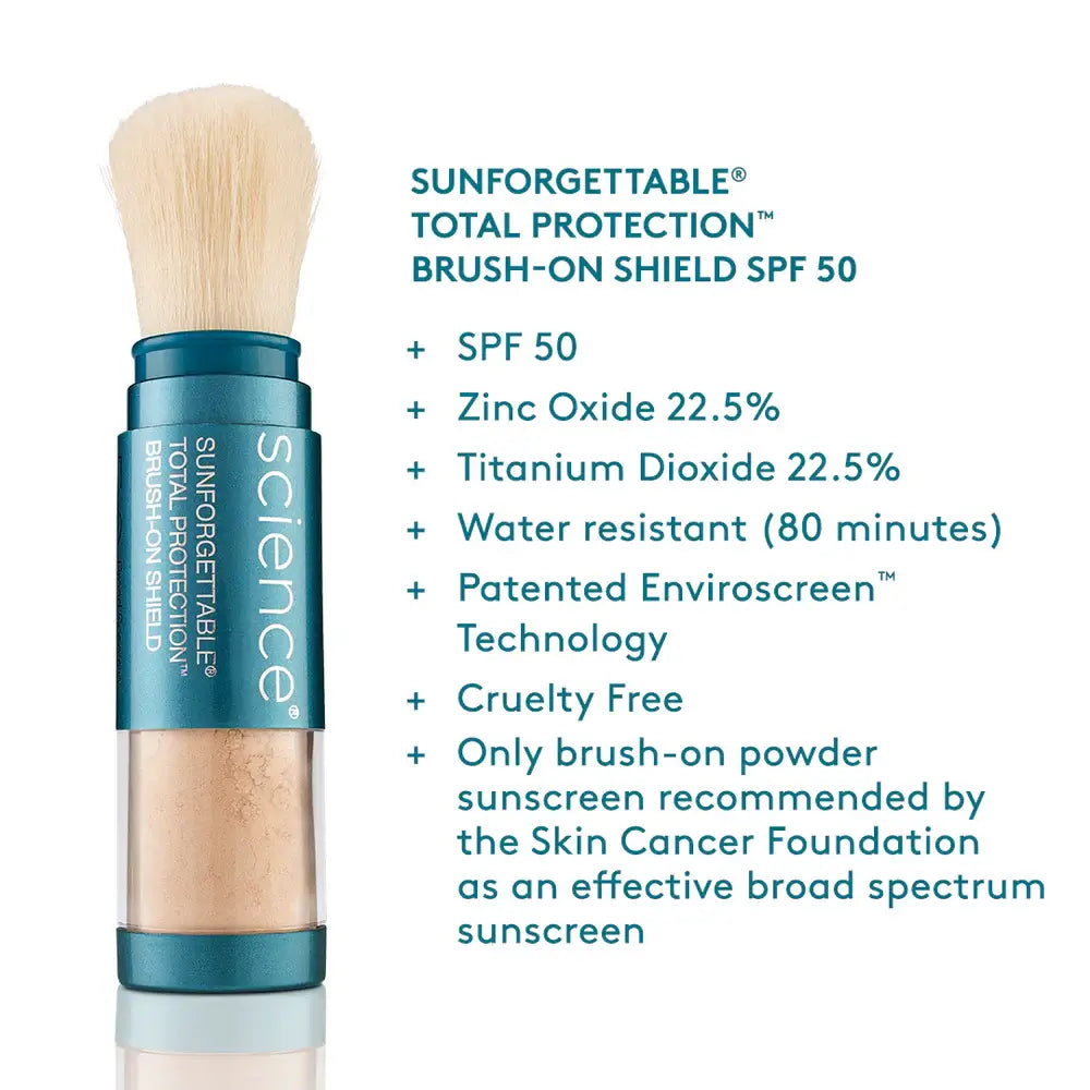 Color Science Spf Types Brush-On Shield SPF 50 | Colorescience – The Skin Pantry