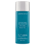 Sunforgettable Total Protection Face Shield Matte SPF 50 tinted mineral sunscreen tube with matte finish and EnviroScreen Technology