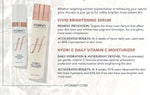 Hydrinity Brightening Set featuring Vivid Brightening Serum and Hydri-C Daily Vitamin C Moisturizer for radiant skin.