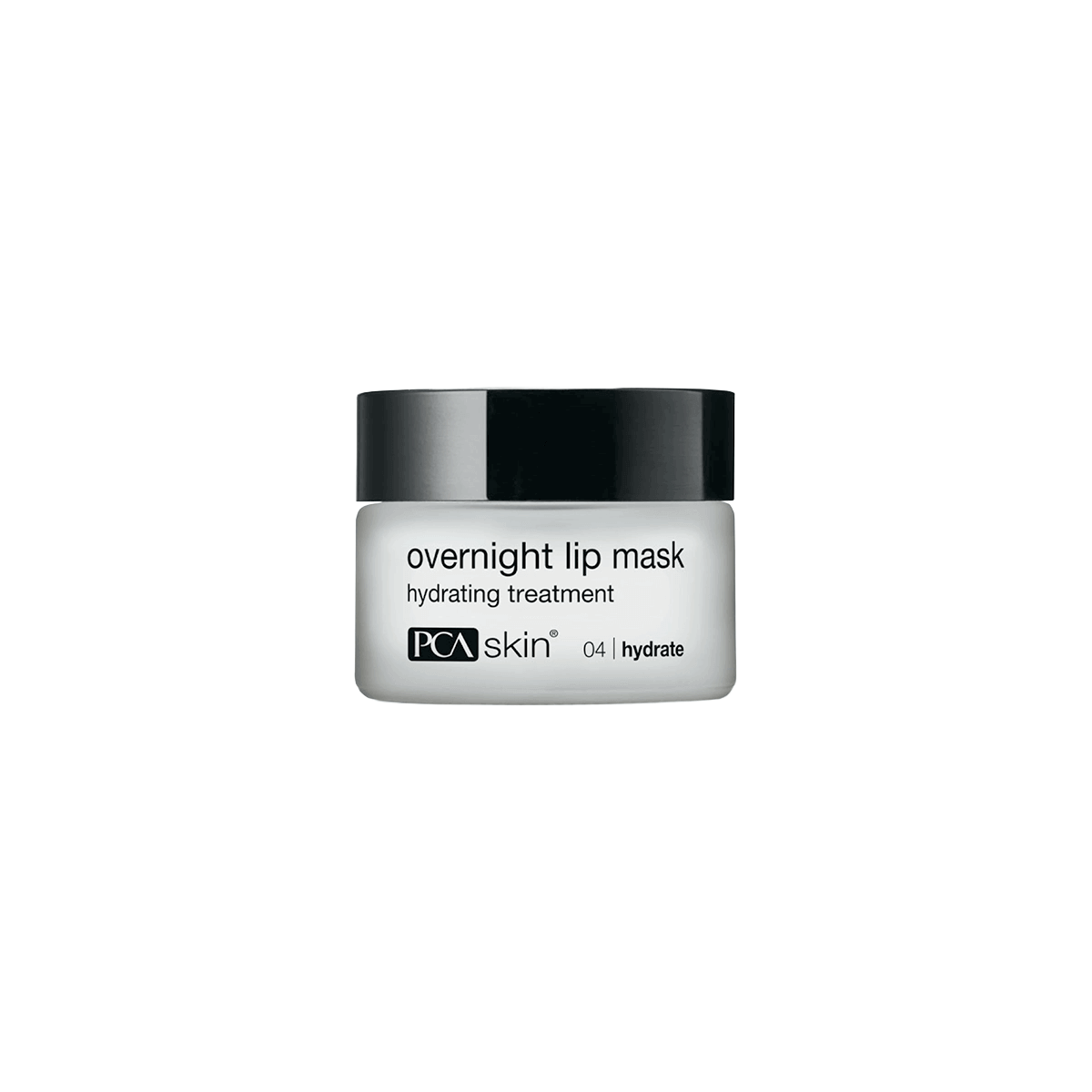 PCA Skin Overnight Lip Mask tube labeled squalane shea butter vitamin E botanical extracts