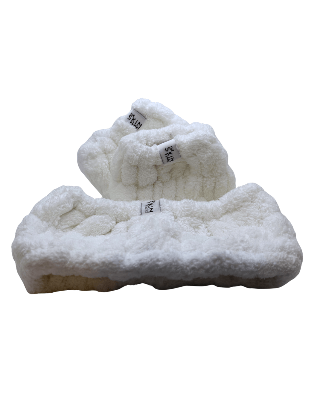 Plush Headband & Wrist Cuff also know as a wash headband 2-piece set soft ultra-stretch fabric keeps hair back and prevents water down arms