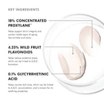 Key ingredients of A.G.E. Interrupter Advanced including Proxylane, Wild Fruit Flavonoids, and Glycyrrhetinic Acid.