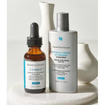 SkinCeuticals Prevent and Protect Anti-Aging Duo — C E Ferulic vitamin C serum and Physical Fusion UV Defense SPF 50 tinted mineral sunscreen