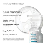 SkinCeuticals Retexturing Activator serum image showcasing clinical results, exfoliating, and hydrating properties.