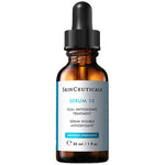 SkinCeuticals Serum 10 AOX+ bottle labeled 10% L-ascorbic acid 0.2% ferulic acid suitable for sensitive skin