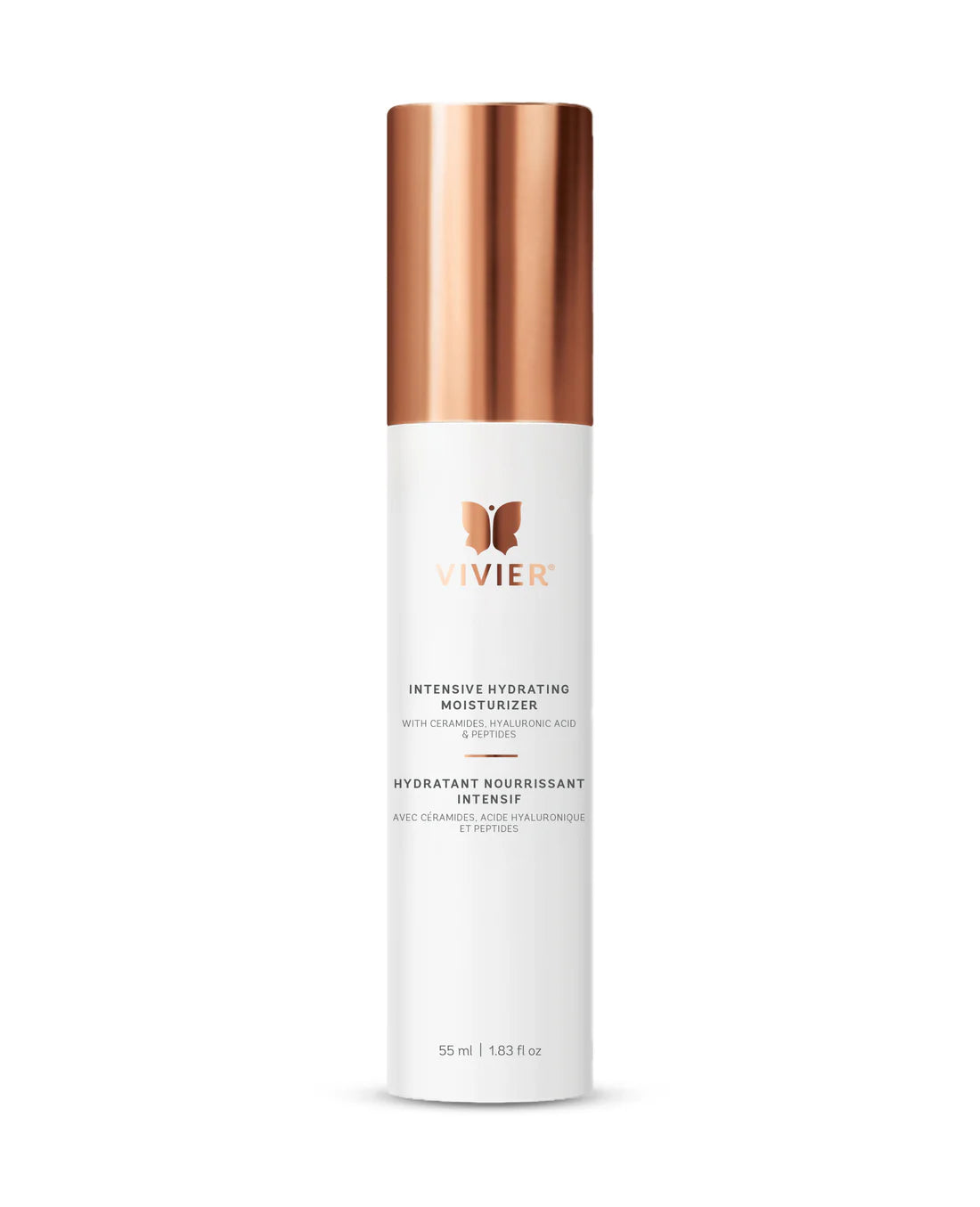 Vivier Daily Age-Defying Moisturizer jar labeled Intensive Hydrating Moisturizer medical grade cream
