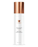 Vivier Ultra Foaming Cleanser bottle with white pump and visible foam labeled for combination to sensitive skin