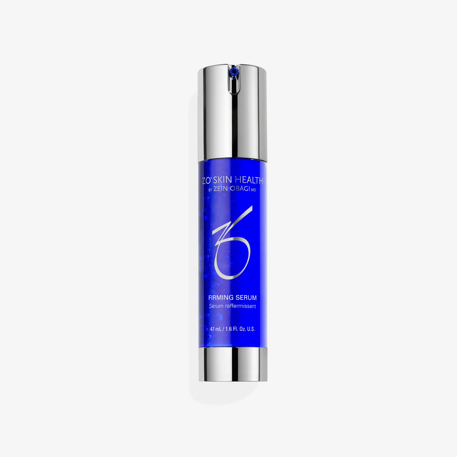 ZO Firming Serum bottle with dropper labeled firming serum lightweight formula for all skin types