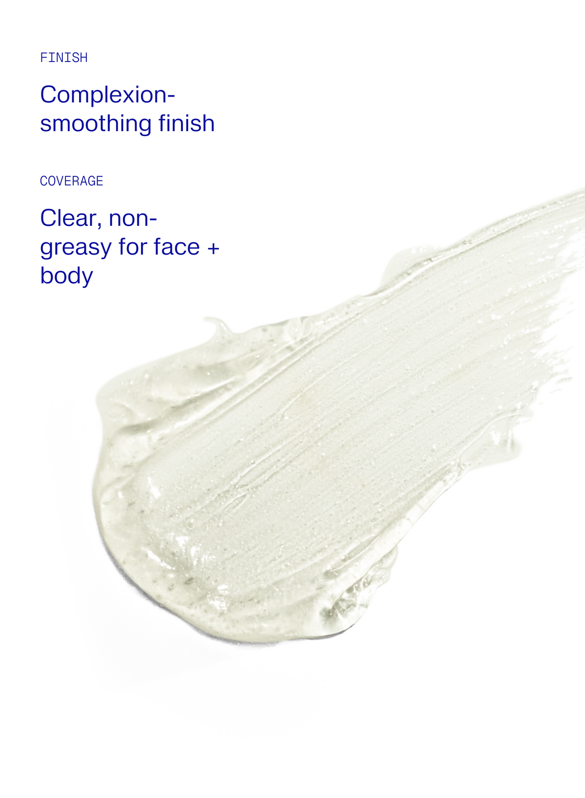 ZO Gel Sunscreen texture swatch