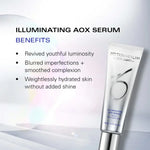 ZO Illuminating AOX serum benefits including revived luminosity and smoothed complexion.