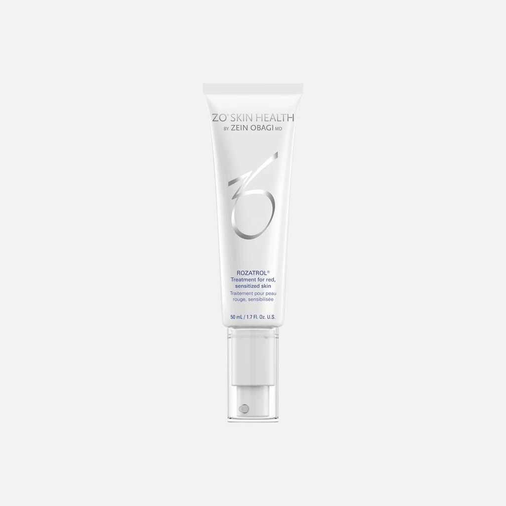 ZO Rozatrol Redness Serum in a tube for soothing redness and calming sensitive skin.